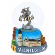 Sniego rutulys Lietuva su Vyčiu ir Lietuvos miestais